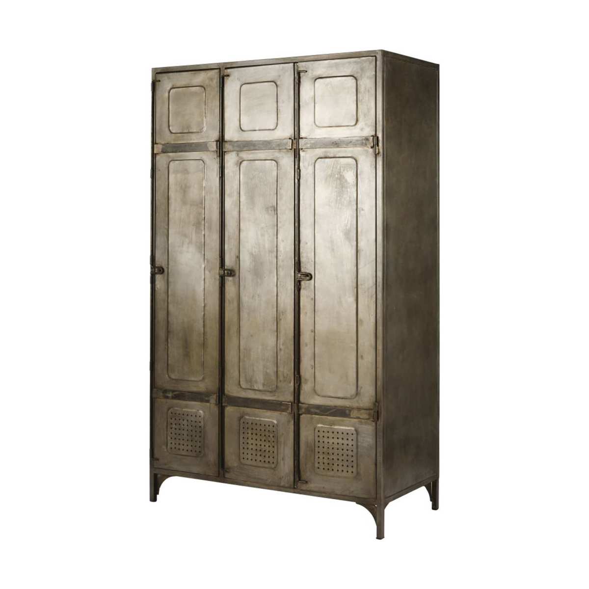 Metal 3-Door Wardrobe – image 2
