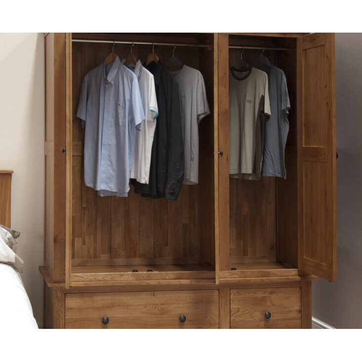 Bramley Oak Triple Wardrobe – image 2