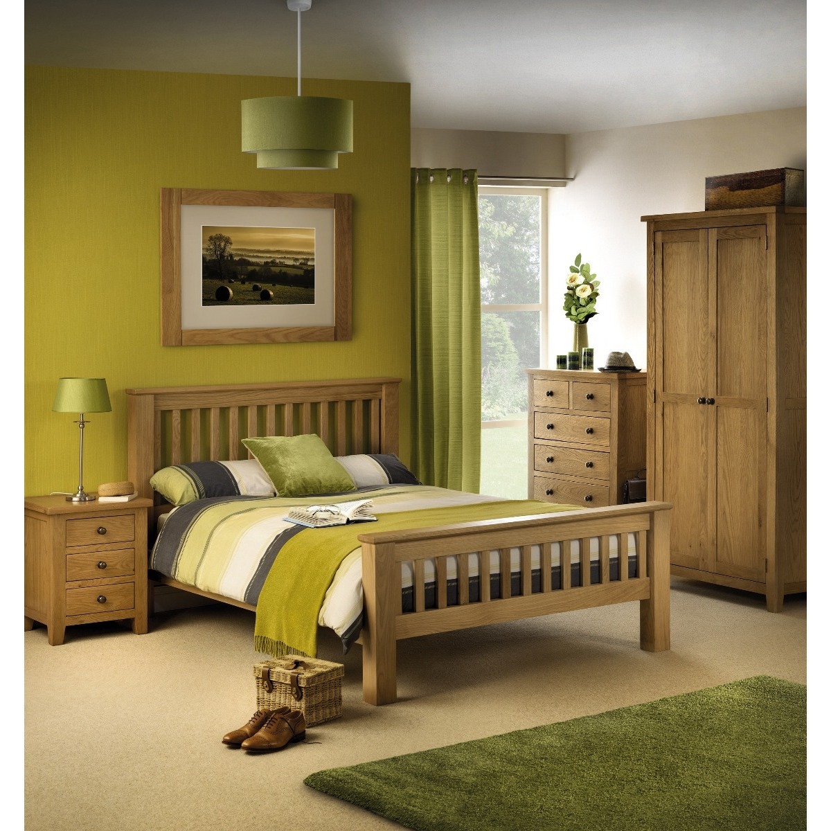 Minnesota Oak 2 Door Wardrobe – image 3
