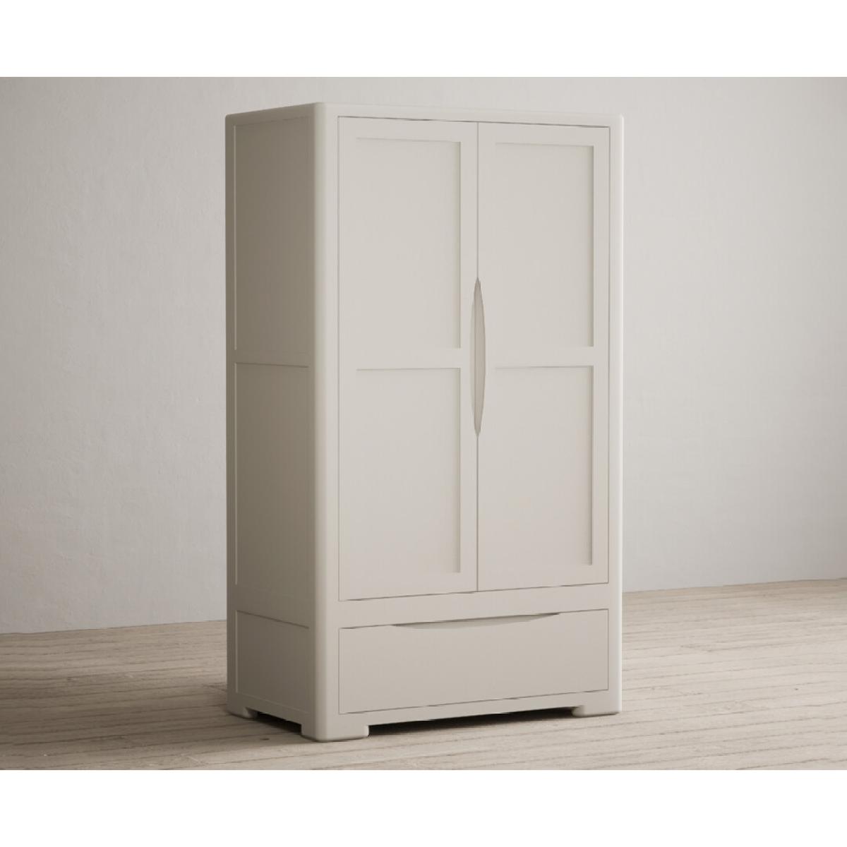 Harper Soft White Painted Double Wardrobe – image 3