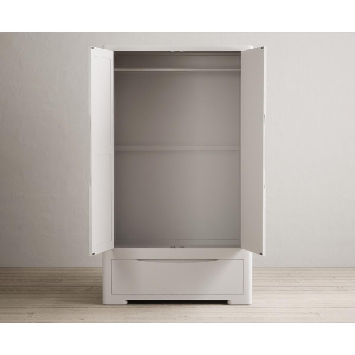 Harper Soft White Painted Double Wardrobe – image 5