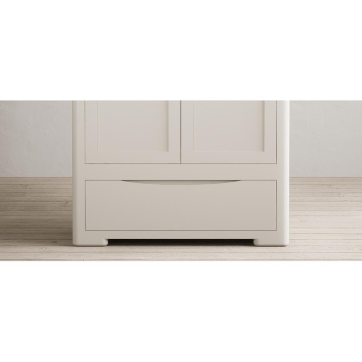 Harper Soft White Painted Double Wardrobe – image 9