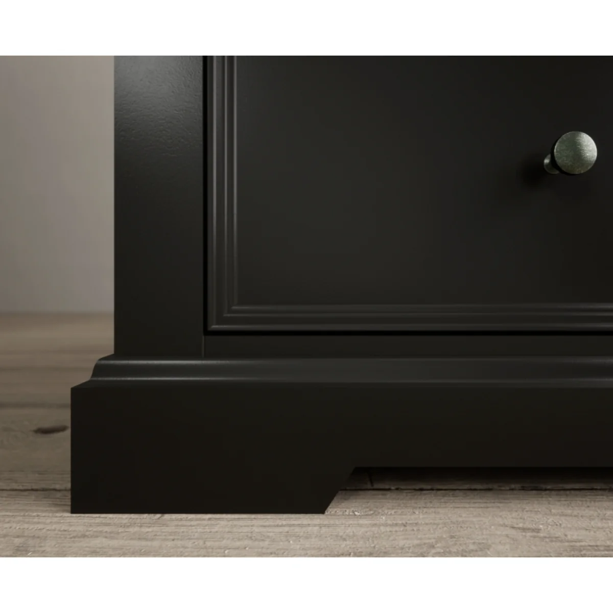 Charlton Oak and Black Painted Double Wardrobe – image 8