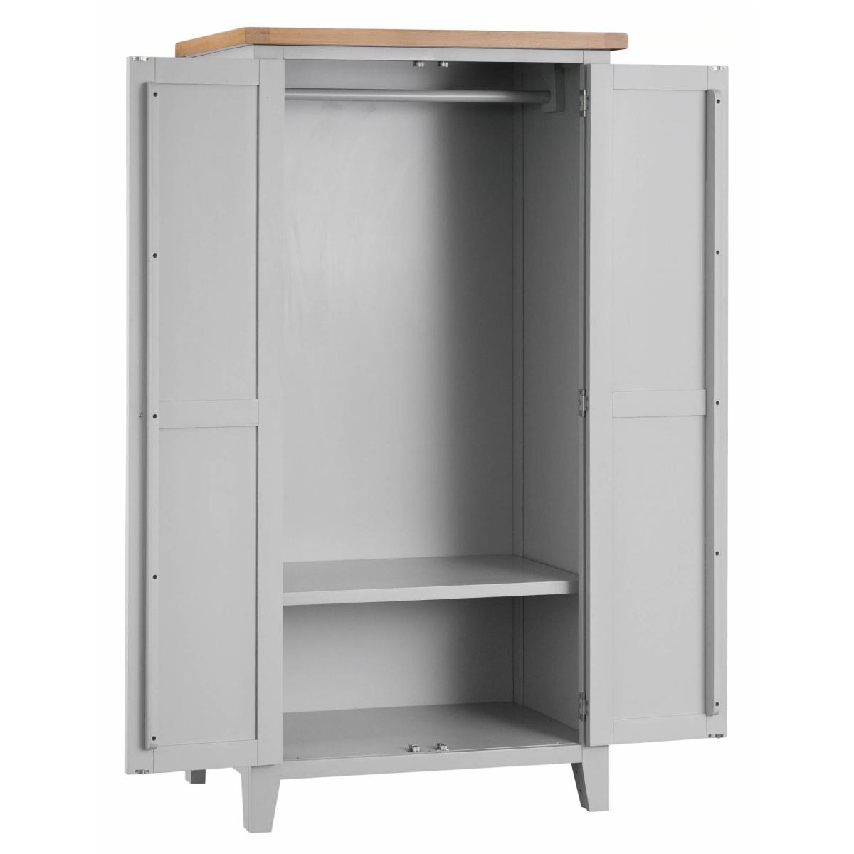 Trentham Grey Full Hanging Wardrobe – image 3