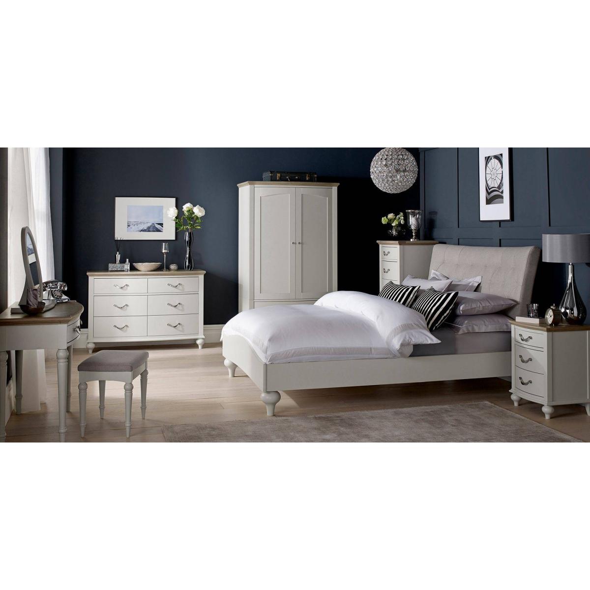 Montreal Grey Washed Oak & Soft Grey Double Wardrobe – image 6
