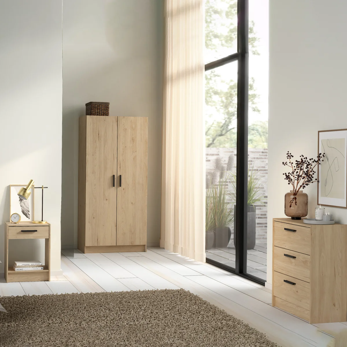 Escape Wardrobe, Chest and Nightstand in Jackson Hickory - Jackson Hickory – image 6