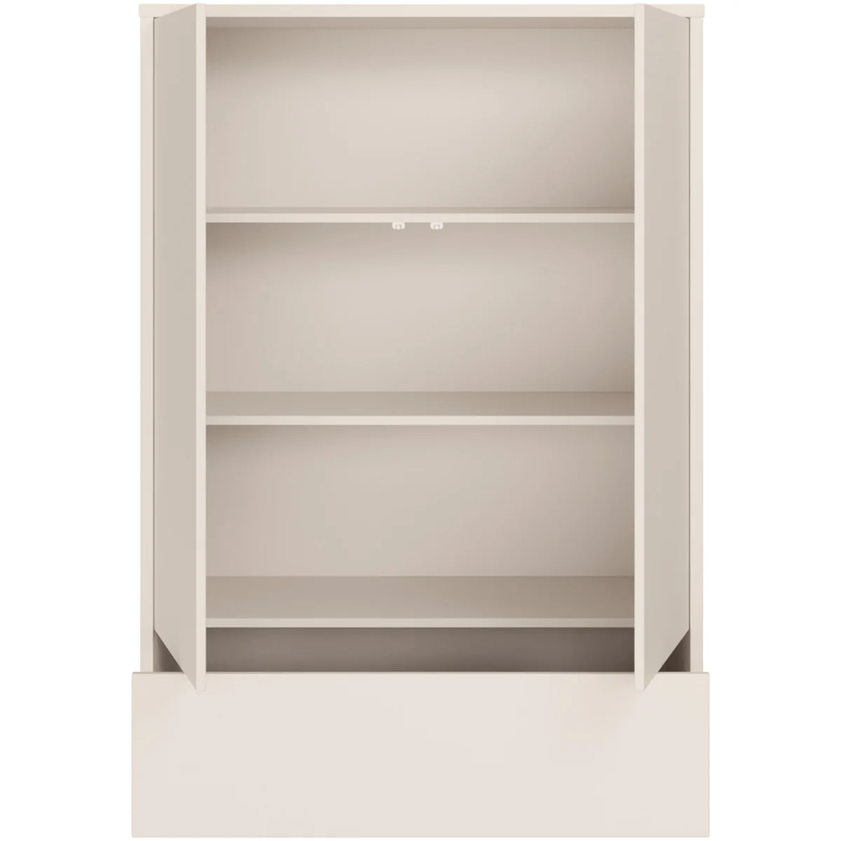 Alice Springs 2 Door Wardrobe with Push-Open Doors & Drawer in Sand - Sand – image 7