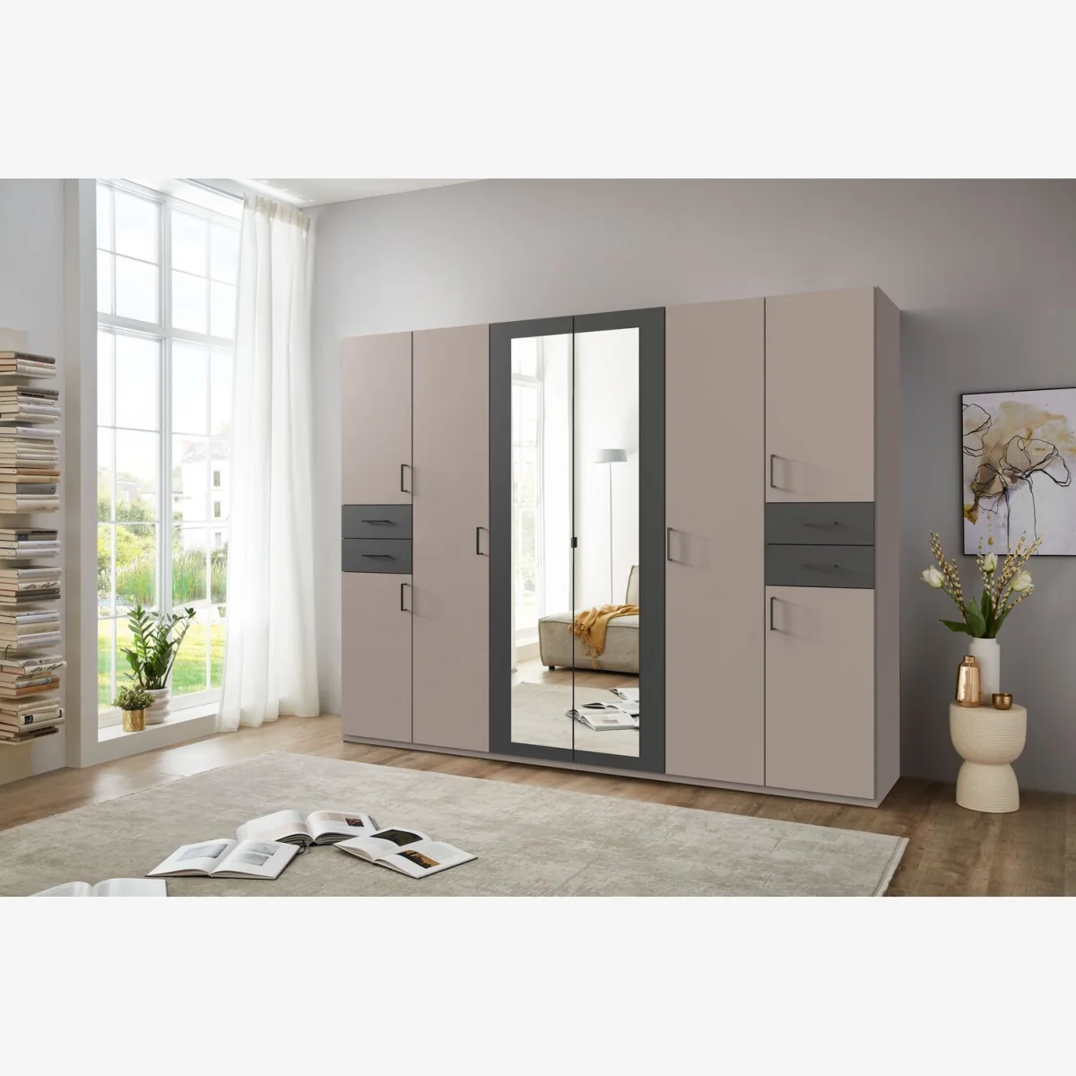 vegas 9 door grey - Grey And Graphite / 270cm