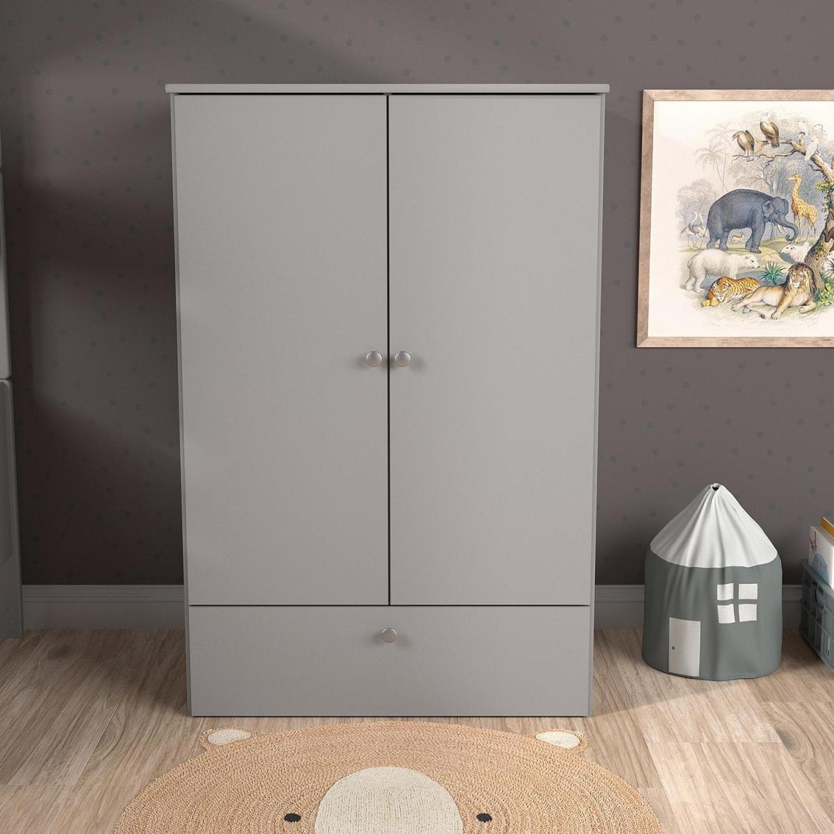 Steens For Kids 2 Door Wardrobe - Grey – image 4