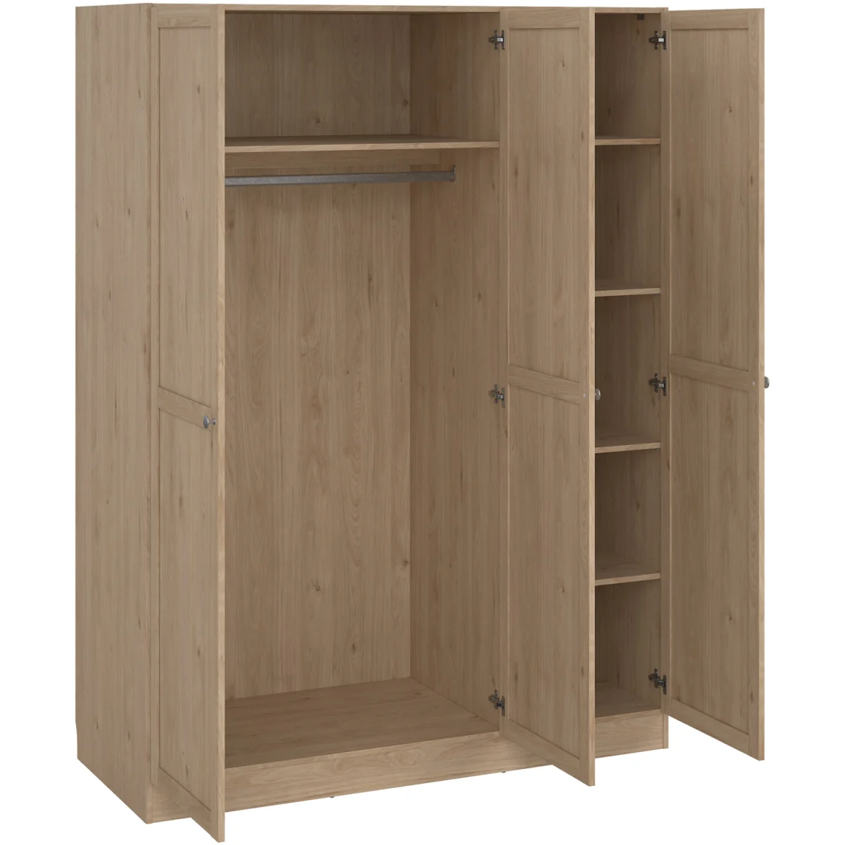 Brande Wardrobe 3 Doors - Jackson Hickory – image 6
