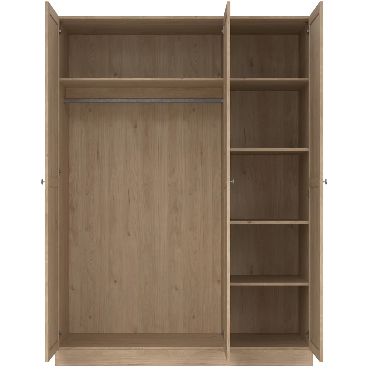 Brande Wardrobe 3 Doors - Jackson Hickory – image 7