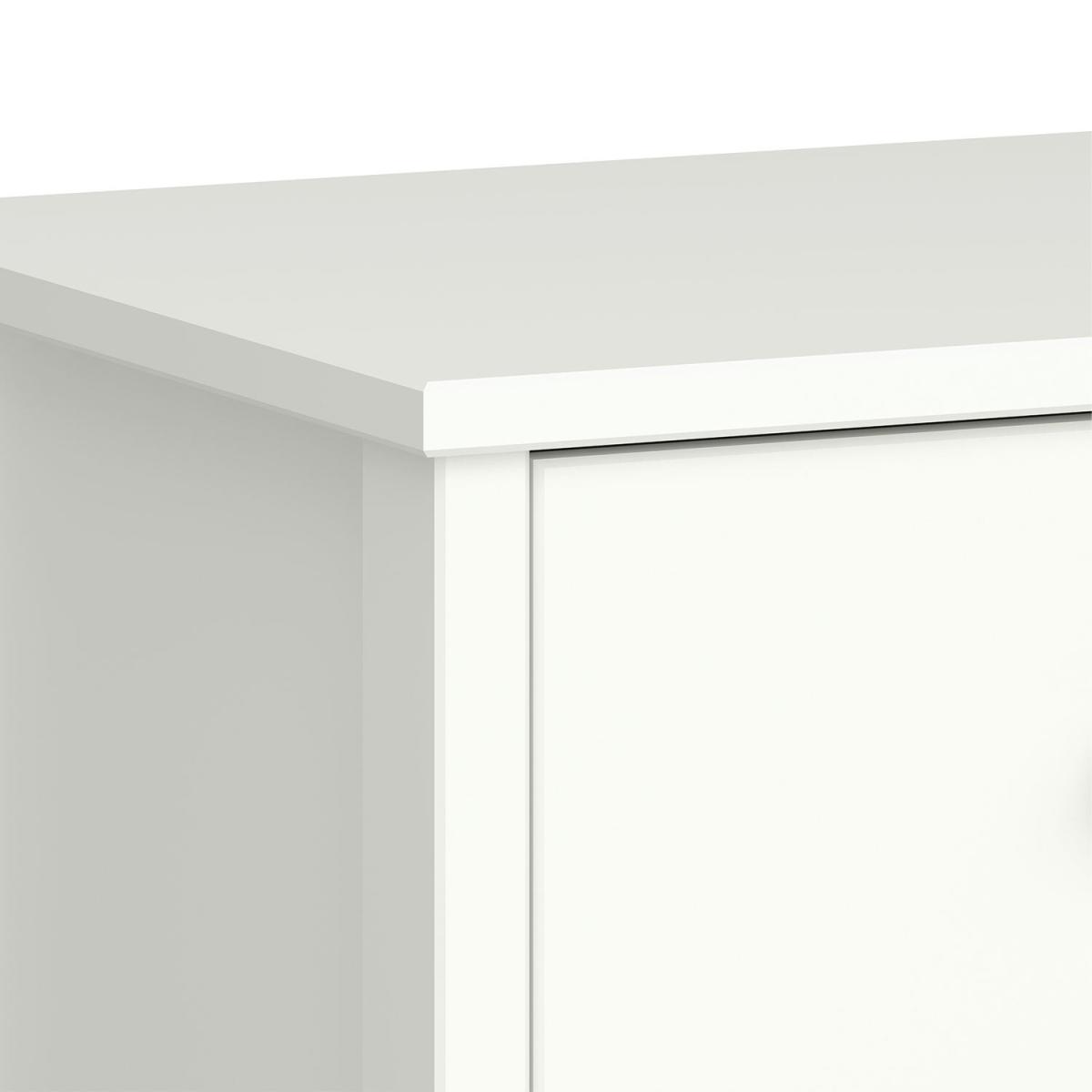 Tromso 3-Door Wardrobe - White – image 4