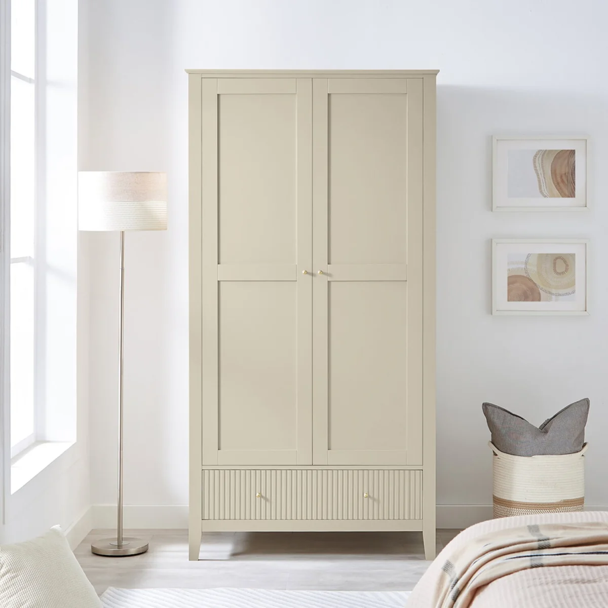 Double Wardrobe - Hales Taupe Range