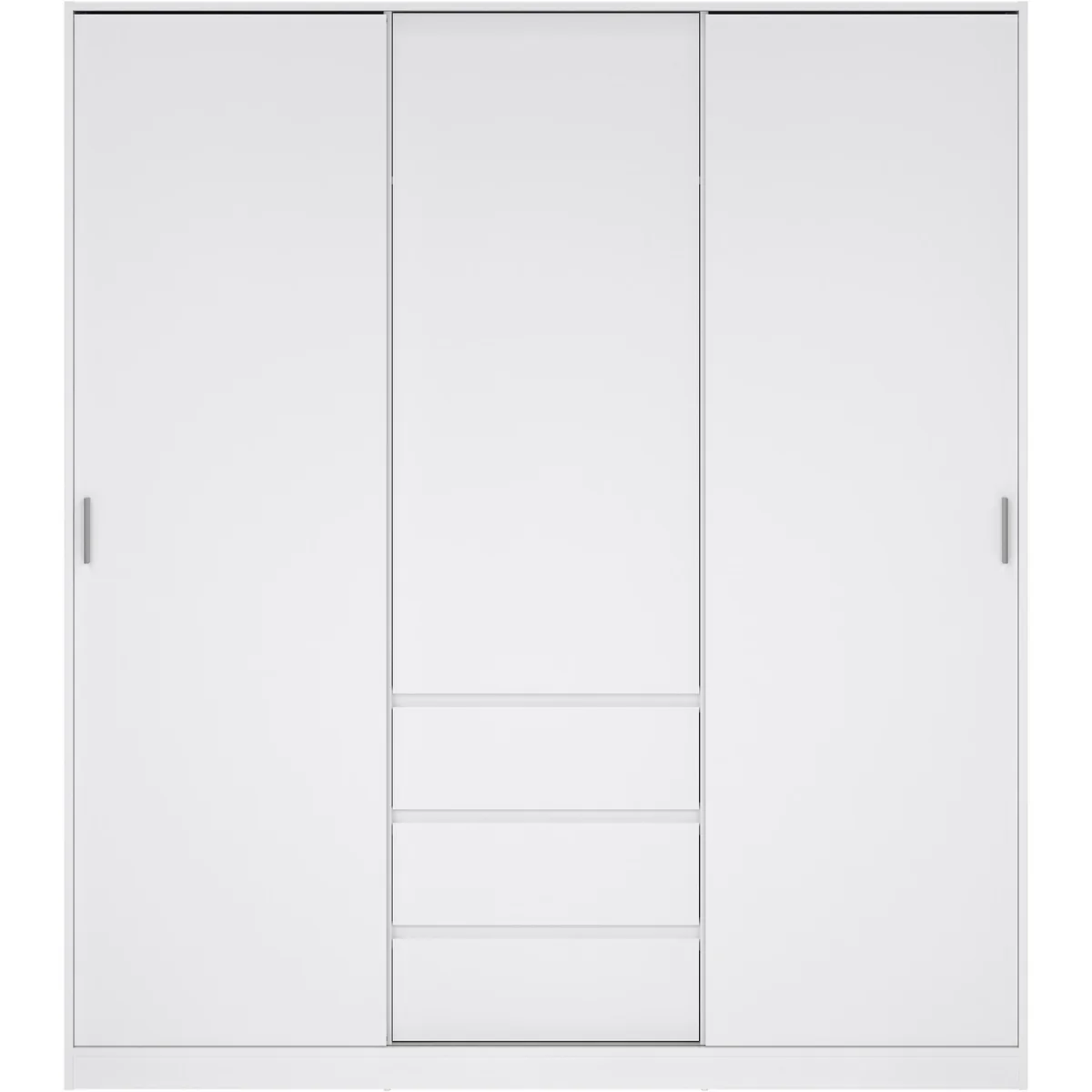 Naia Wardrobe with 2 Sliding Doors 1 Door 3 Drawers in Jackson Hickory Oak - Jackson Hickory Oak – image 16