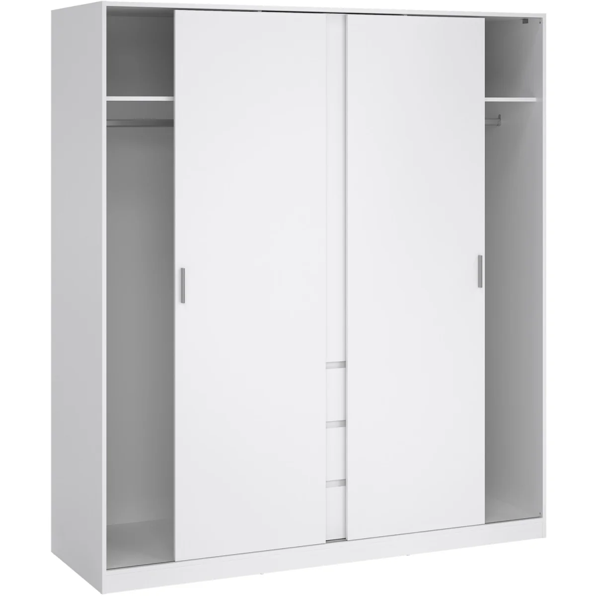 Naia Wardrobe with 2 Sliding Doors 1 Door 3 Drawers in Jackson Hickory Oak - Jackson Hickory Oak – image 18