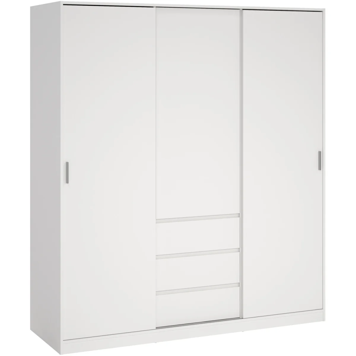 Naia Wardrobe with 2 Sliding Doors 1 Door 3 Drawers in Jackson Hickory Oak - Jackson Hickory Oak – image 8