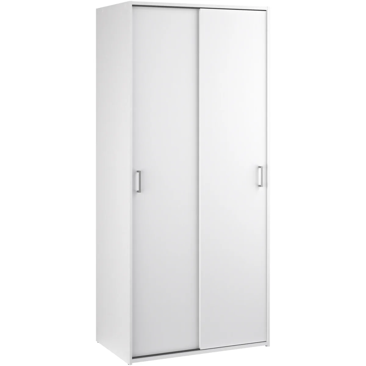 Space Wardrobe 2 Sliding Doors in White 1750 - White – image 3