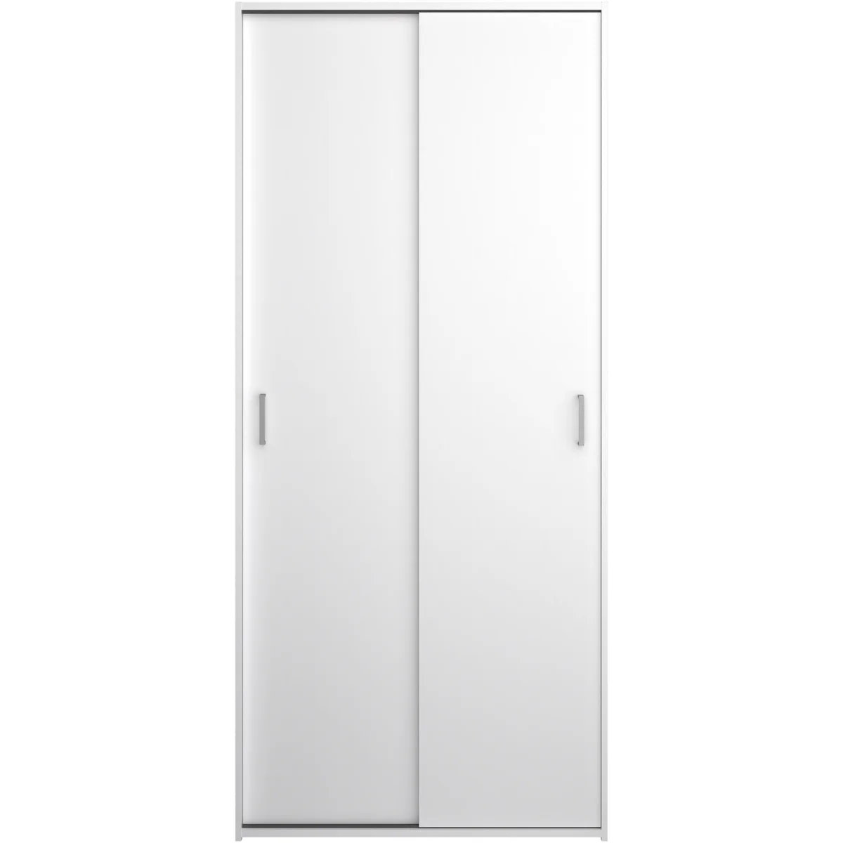 Space Wardrobe 2 Sliding Doors in White 1750 - White – image 4