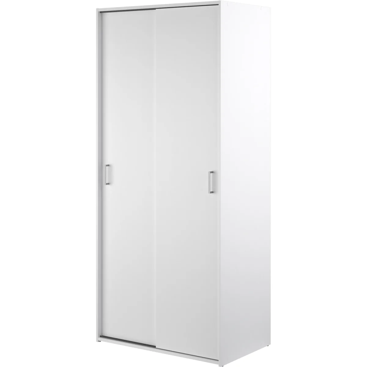 Space Wardrobe 2 Sliding Doors in White 1750 - White – image 5