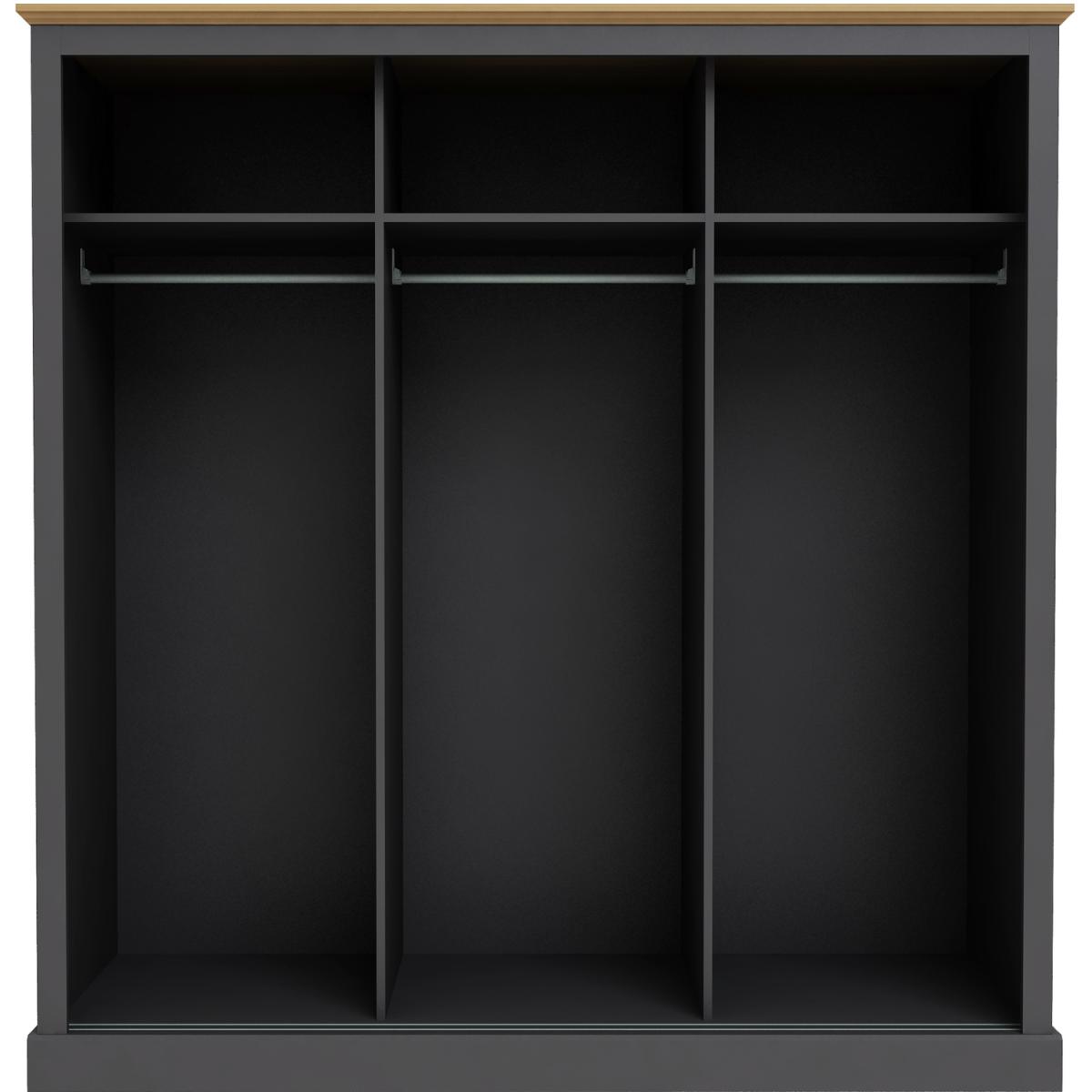 Suffolk 3 Door Mirror Sliding Wardrobe – image 2