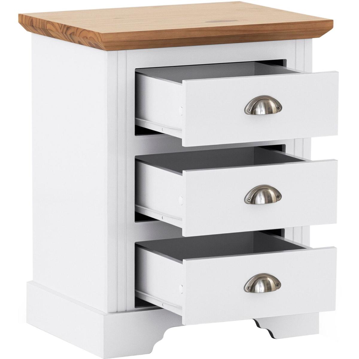 Toledo 3 Door Wardrobe Bedroom Set - White – image 2