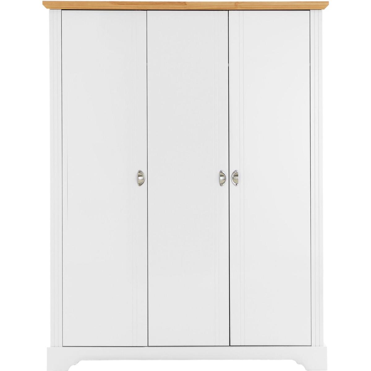 Toledo 3 Door Wardrobe Bedroom Set - White – image 8