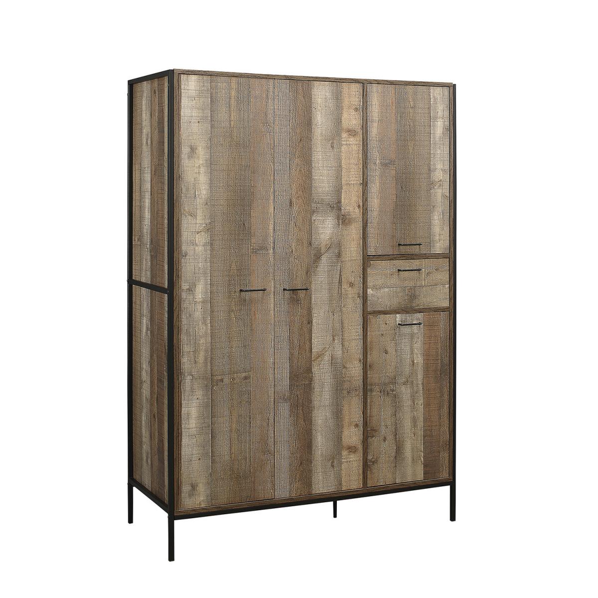 Urban Rustic 4 Drawer Wardrobe – image 2