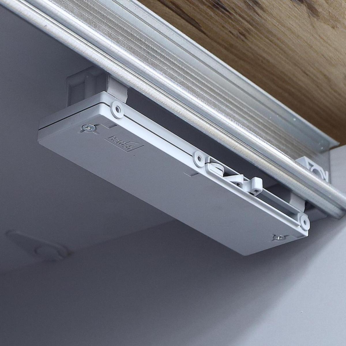 2 Door Mirrored Sliding Wardrobe With Passpartout Surround - White – image 3