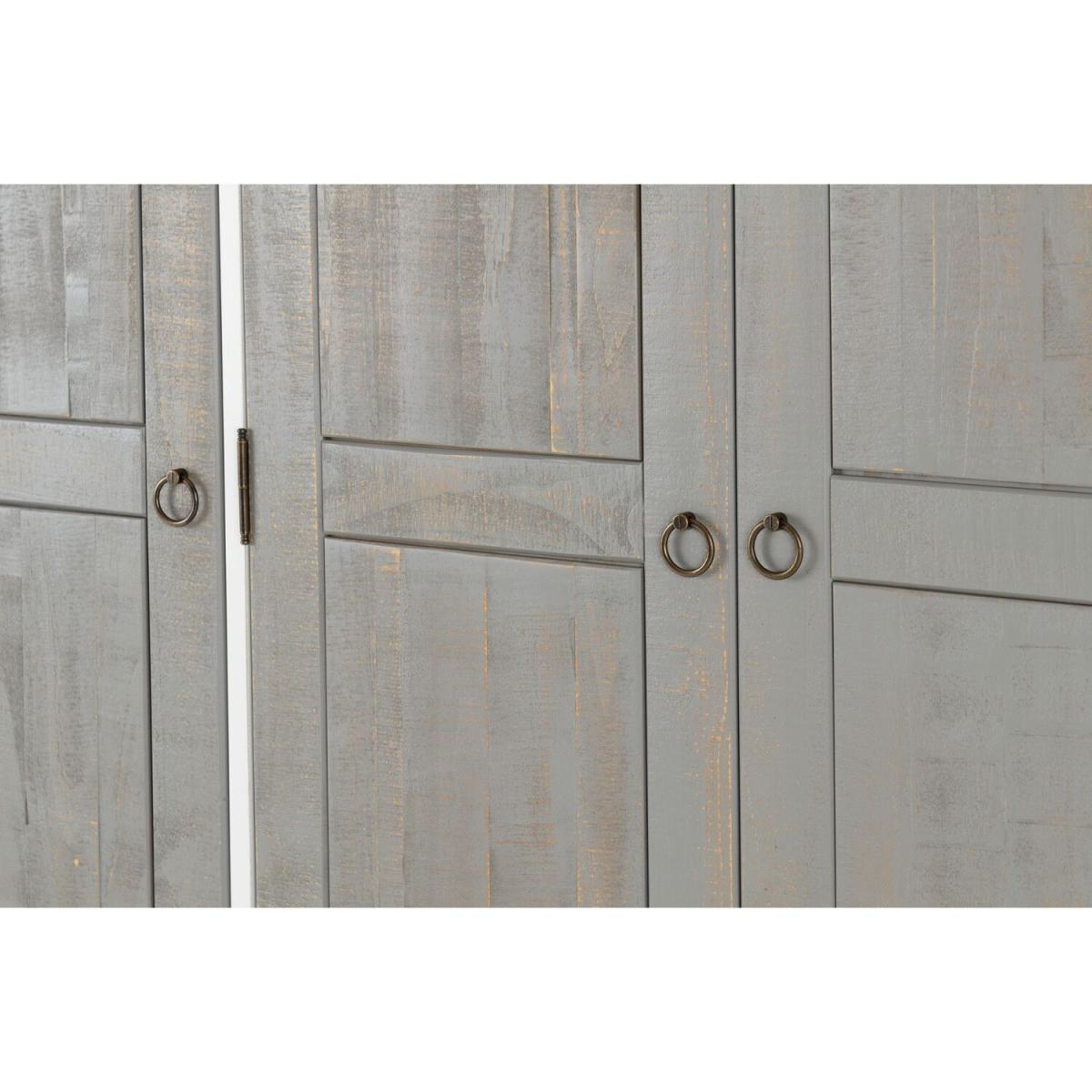 Vermont Wardrobe - 3 door Grey and White – image 8