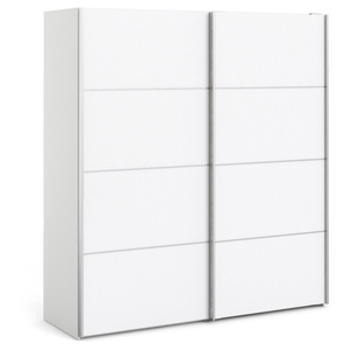 Valentino Sliding Wardrobe 180Cm with 2 Shelves - Oak – image 11