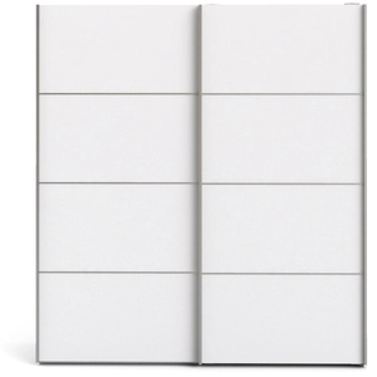 Valentino Sliding Wardrobe 180Cm with 2 Shelves - Oak – image 12