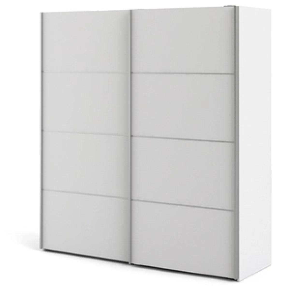 Valentino Sliding Wardrobe 180Cm with 2 Shelves - Oak – image 13