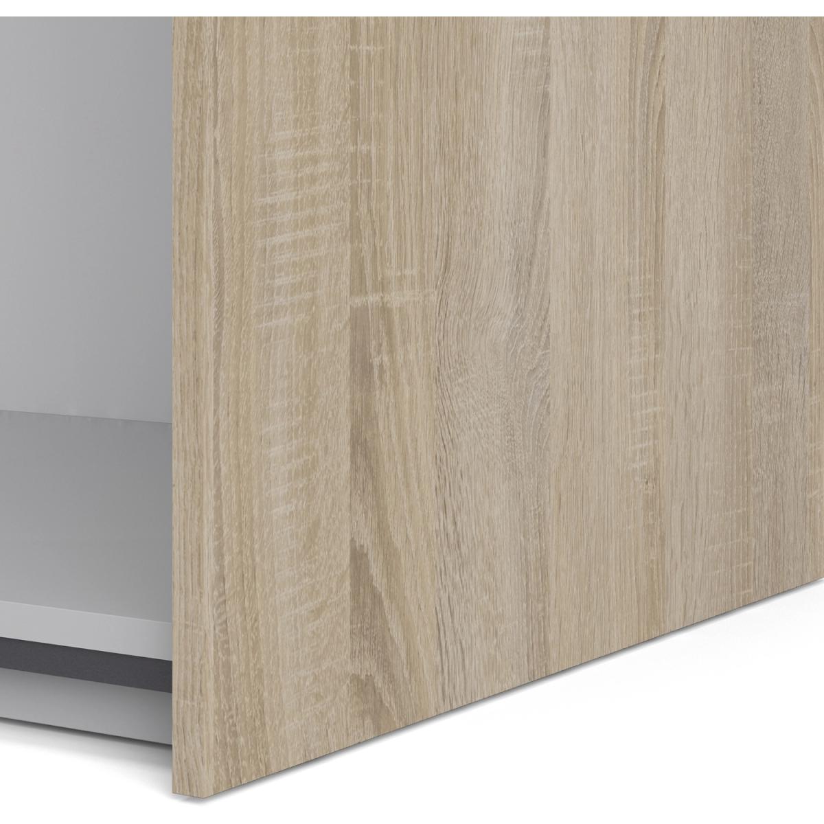 Valentino Sliding Wardrobe 180Cm with 2 Shelves - Oak – image 3