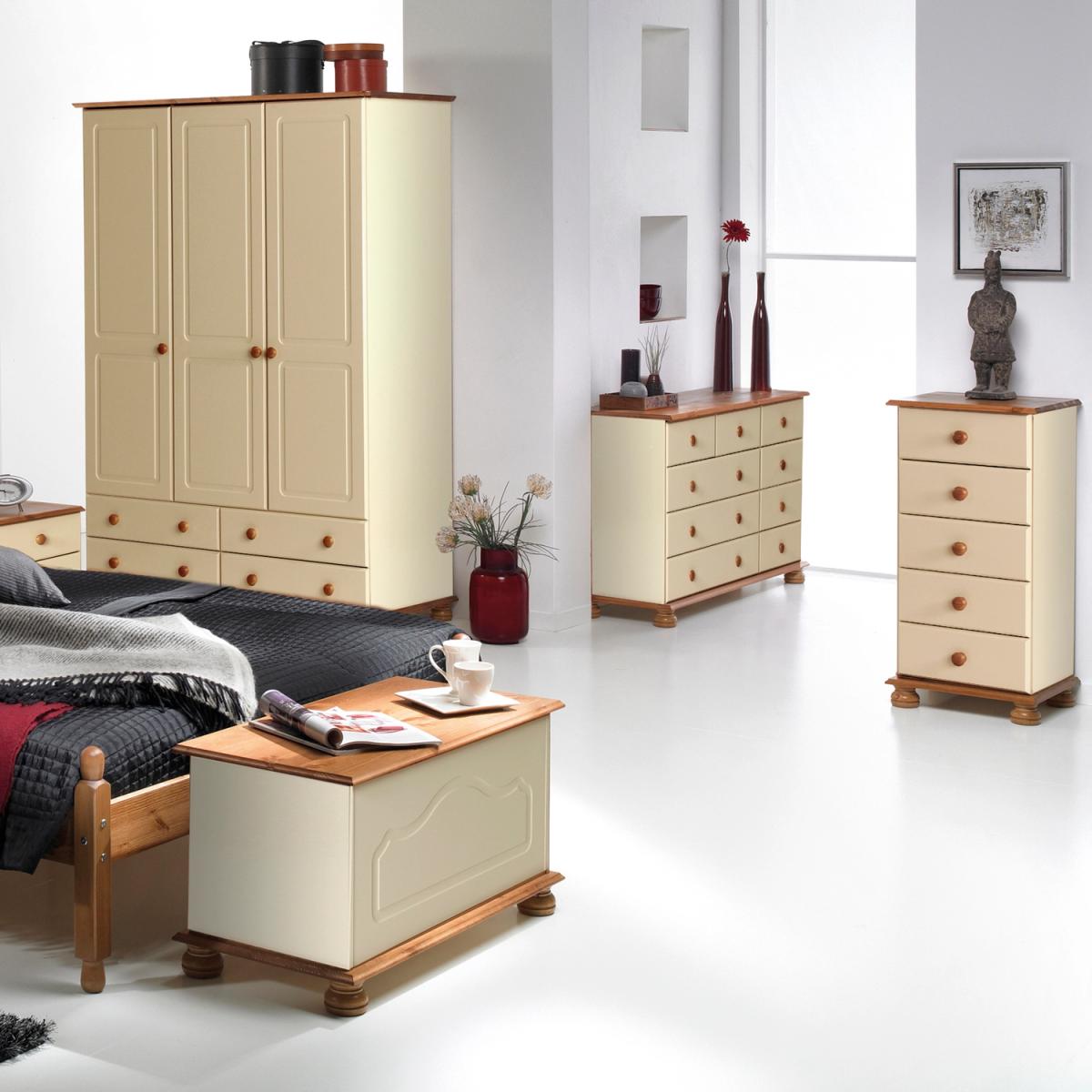 Jonas & James Cecilia Two Door Two Drawer Combi Wardrobe - Off-White – image 12