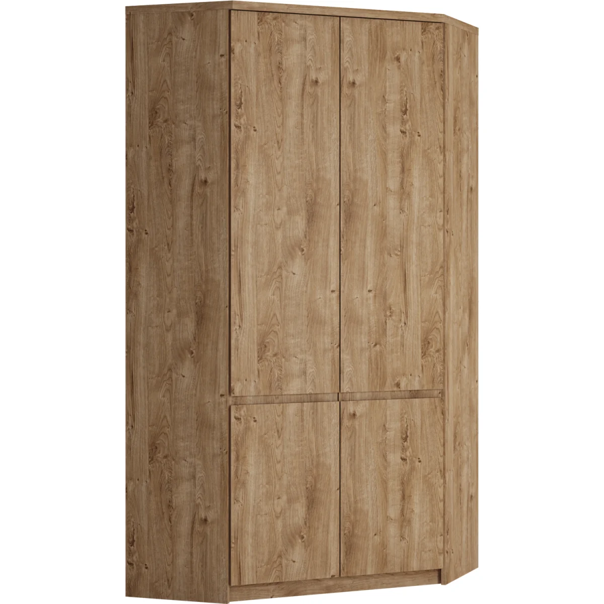 Fribo Corner Wardrobe 2 Door in Golden Ribbeck Oak - Golden Ribbeck Oak – image 3