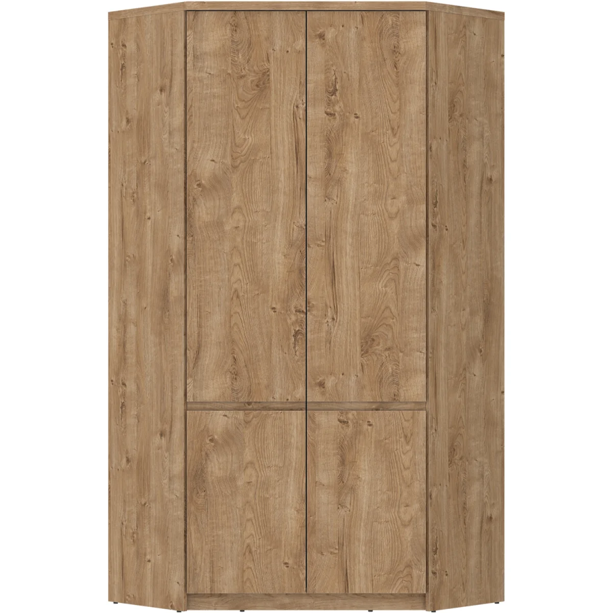 Fribo Corner Wardrobe 2 Door in Golden Ribbeck Oak - Golden Ribbeck Oak – image 4