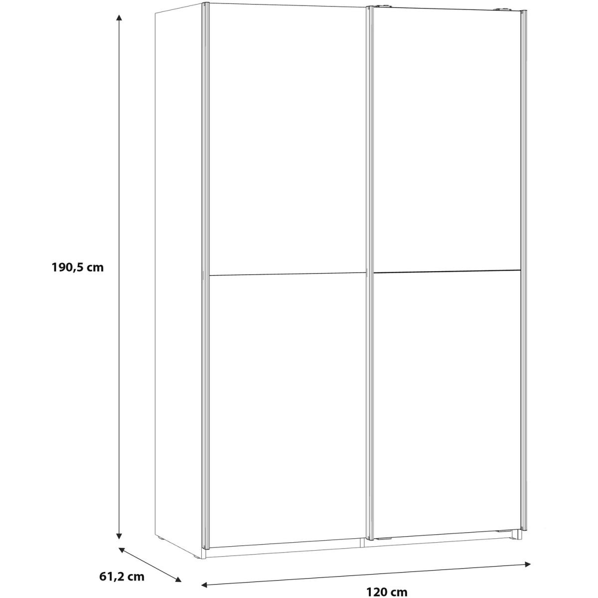 Babetta Sliding Wardrobe - White – image 5