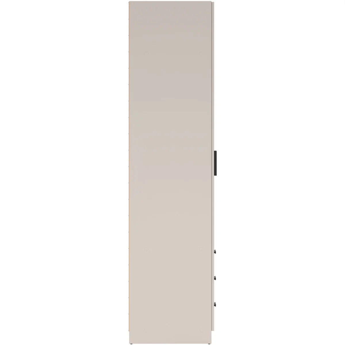 Sprint Wardrobe with 2 Doors + 3 Drawers in Cashmere - Cashmere – image 4