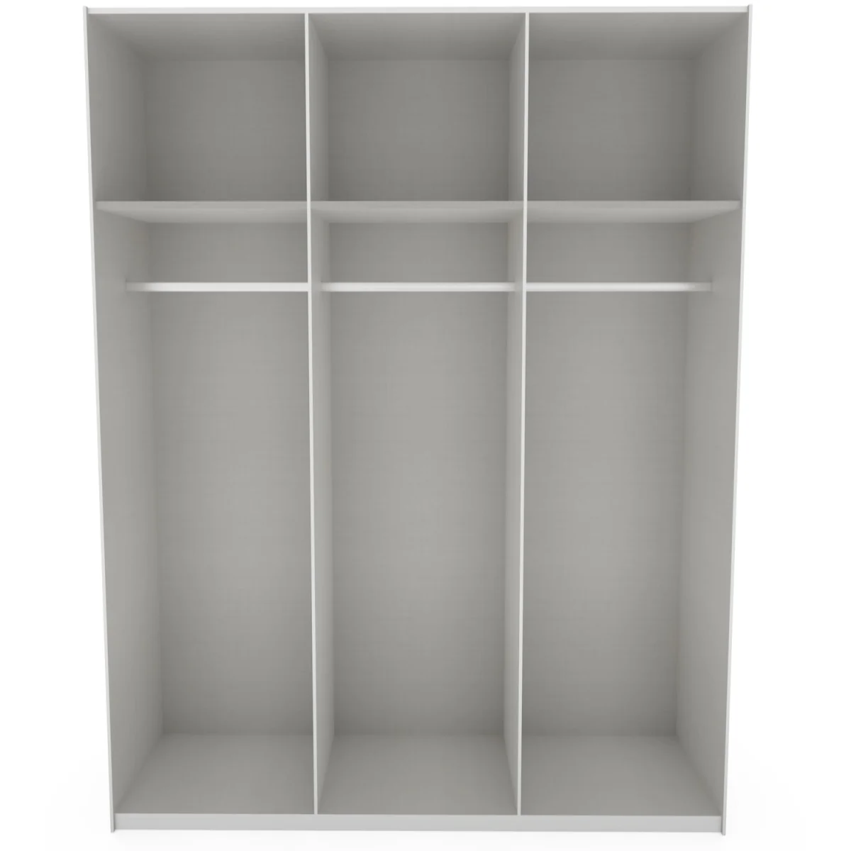 Escape 300 - WHITE 4 door sliding wardrobe - White – image 3