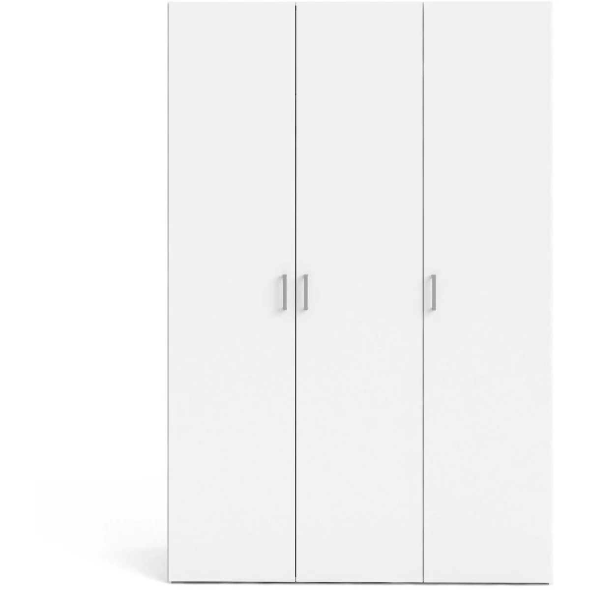 Wyld Haus Munich 3-Door White Wooden Wardrobe, Matt Finish - White – image 3