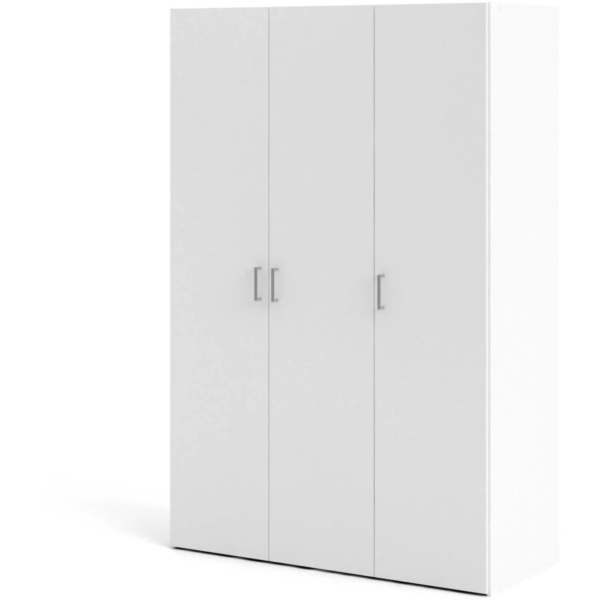 Wyld Haus Munich 3-Door White Wooden Wardrobe, Matt Finish - White – image 5