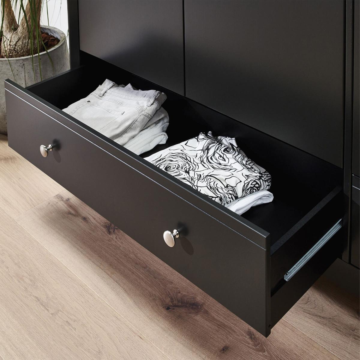 Baroque Triple Wardrobe - Black – image 8