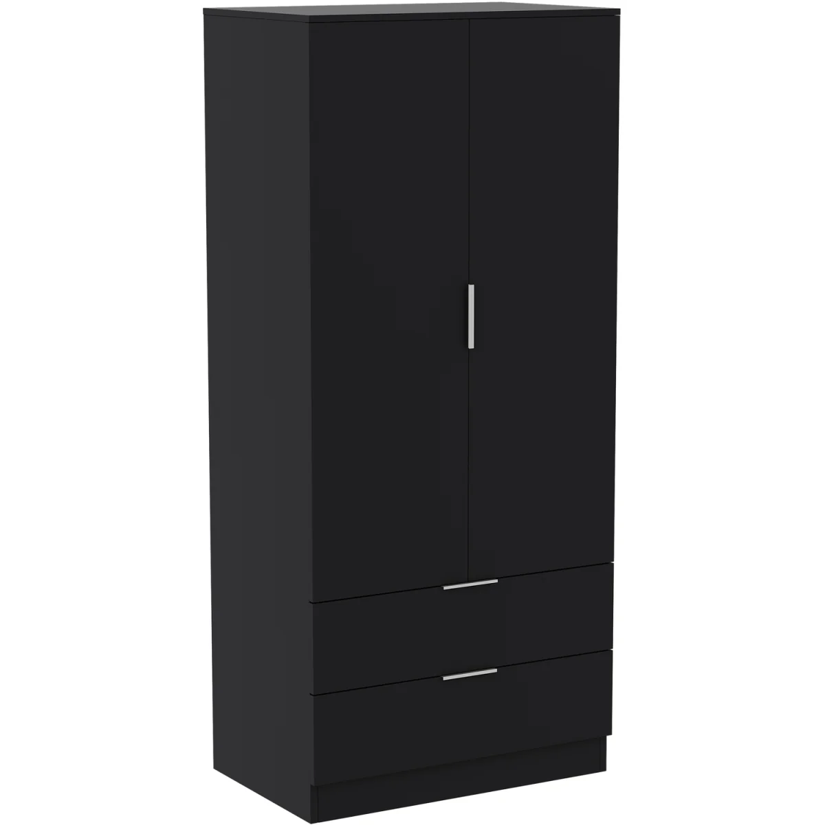 Trega 2 Door 2 Drawer Wardrobe - Black – image 11