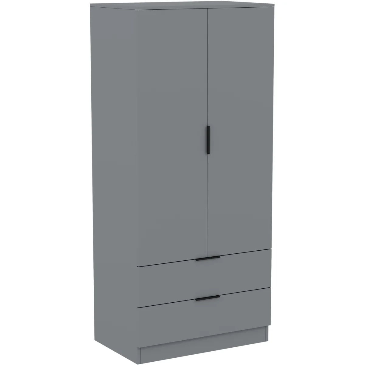 Trega 2 Door 2 Drawer Wardrobe - Black – image 19