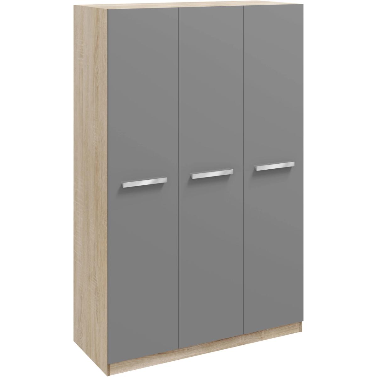 Genoa Wardrobe - Grey/Oak / 2 Door Wardrobe – image 5