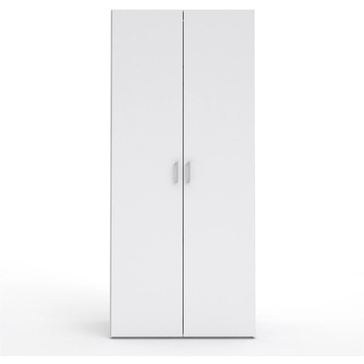 Space Wardrobe 2 Doors White 1750 - White – image 5