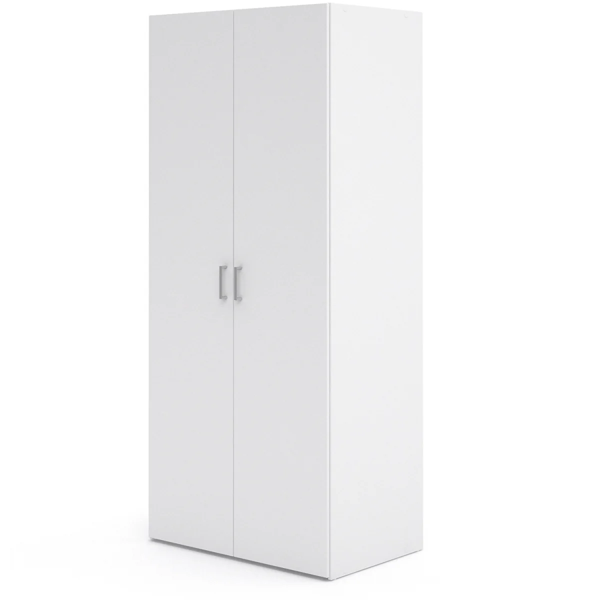 Space Wardrobe 2 Doors White 1750 - White – image 6