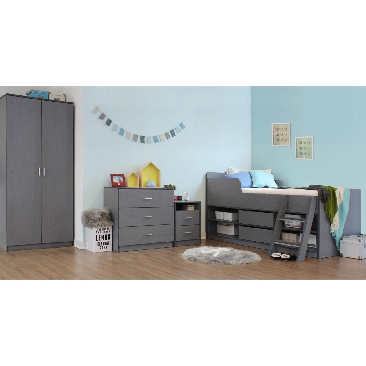 Felix 2 Door Wardrobe - grey – image 6
