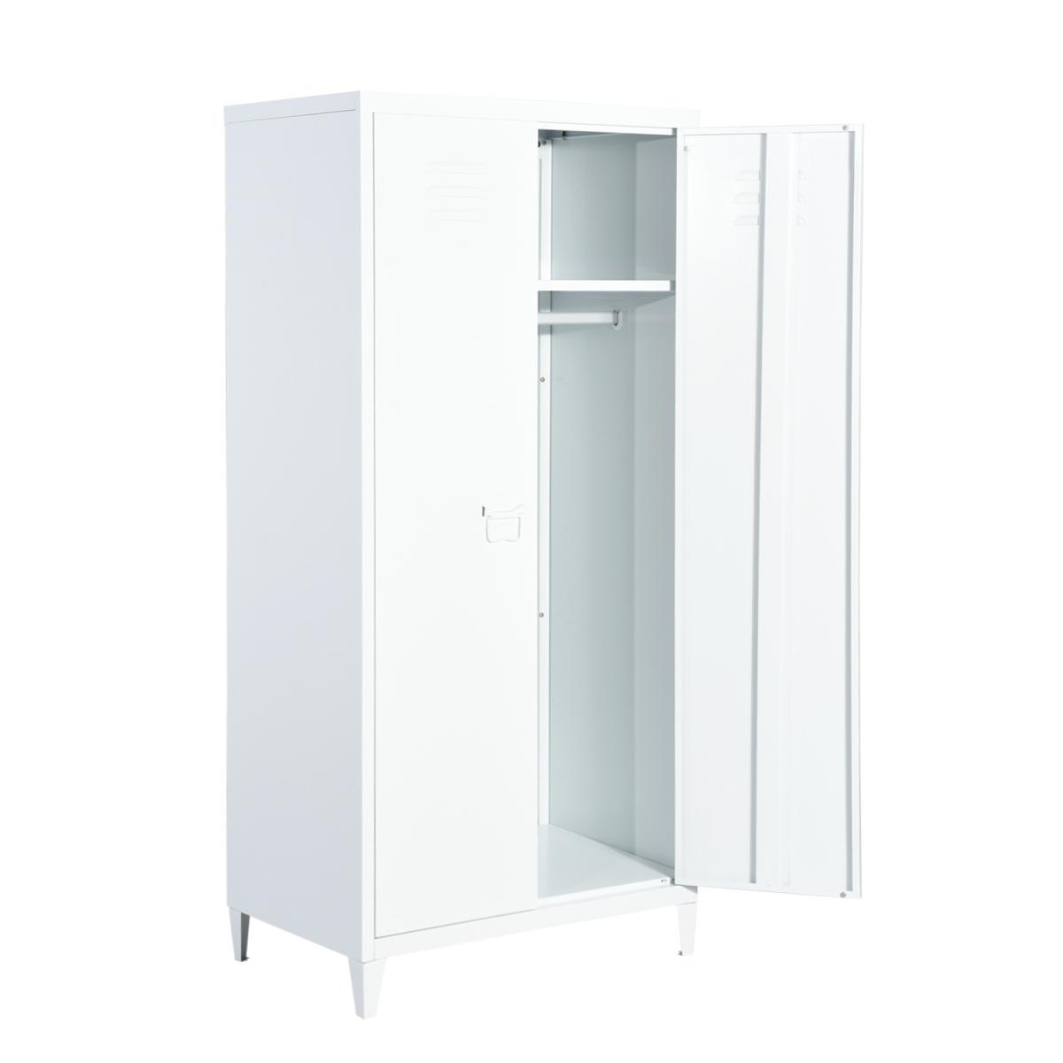 Esperssoe Double Door Wardrobe - White – image 2