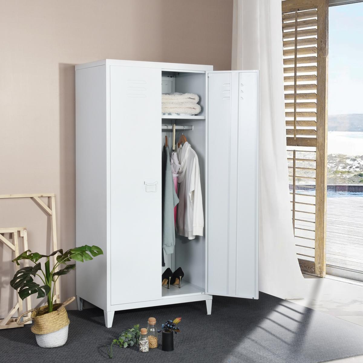 Esperssoe Double Door Wardrobe - White – image 3